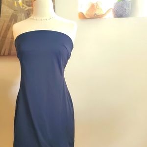 Jocob 1/2 Strapless Black Dress